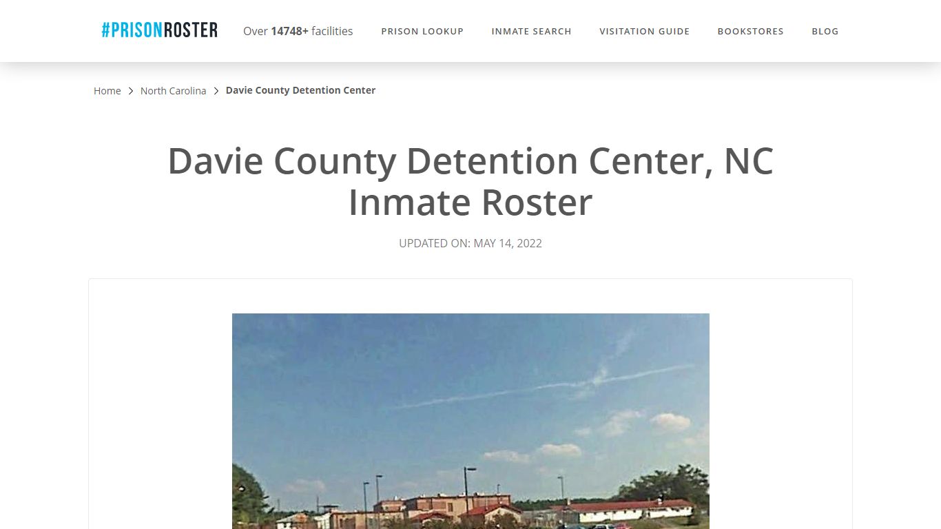 Davie County Detention Center, NC Inmate Roster